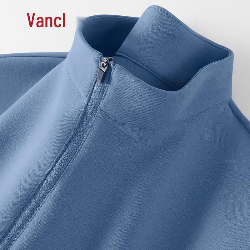 VANCL Men s Loose Fit Quick-Dry Half-Zip Stand Collar T-Shirt M