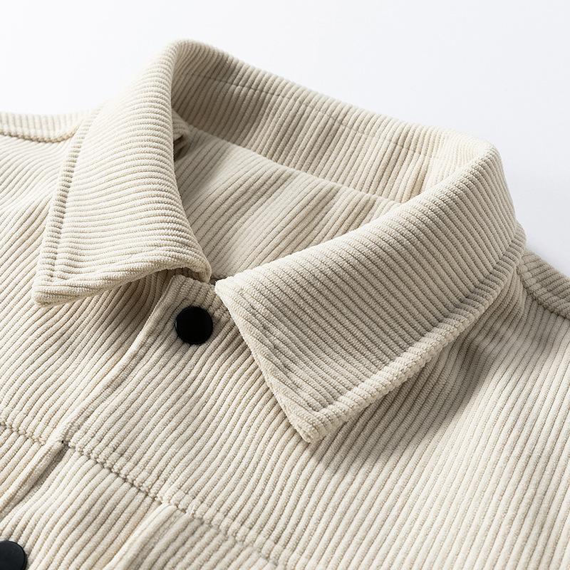 Herren Frühlingsjacke Cordjacke Herren Hochwertig Langarm Freizeit und Vielseitig Arbeitskleidung