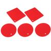 5Pcs Silicone Trivet Mat   Round   Hot Pad Non Slip Heat Resistant for Hot Plate Pans Kitchen Pots