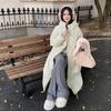 Autumn Winter Thicken Warm Parka Women Casual Sweety Solid Color Big Pocket Loose Long Hooded Coat Jackets Outwear