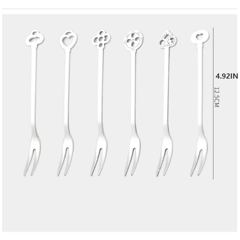 Fruit Fork Dessrt Salad Forks Home Kitchen Cutlery Stainless Steel