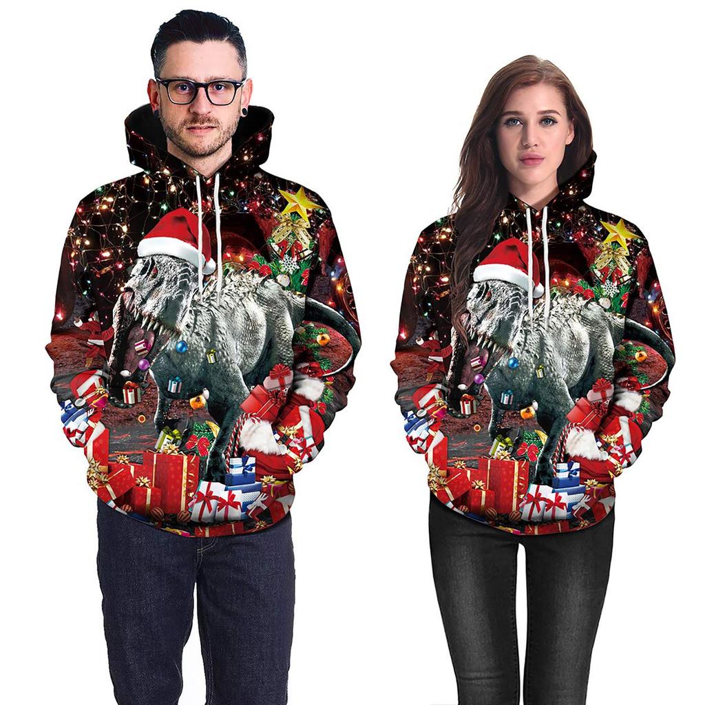 Zabawna świąteczna bluza z kapturem Świąteczny sweter Świąteczny sweter Brzydki śmieszny świąteczny sweter Mężczyźni Kobiety Brzydki świąteczny sweter Świąteczna bluza Bluza z kapturem Boże Narodzenie