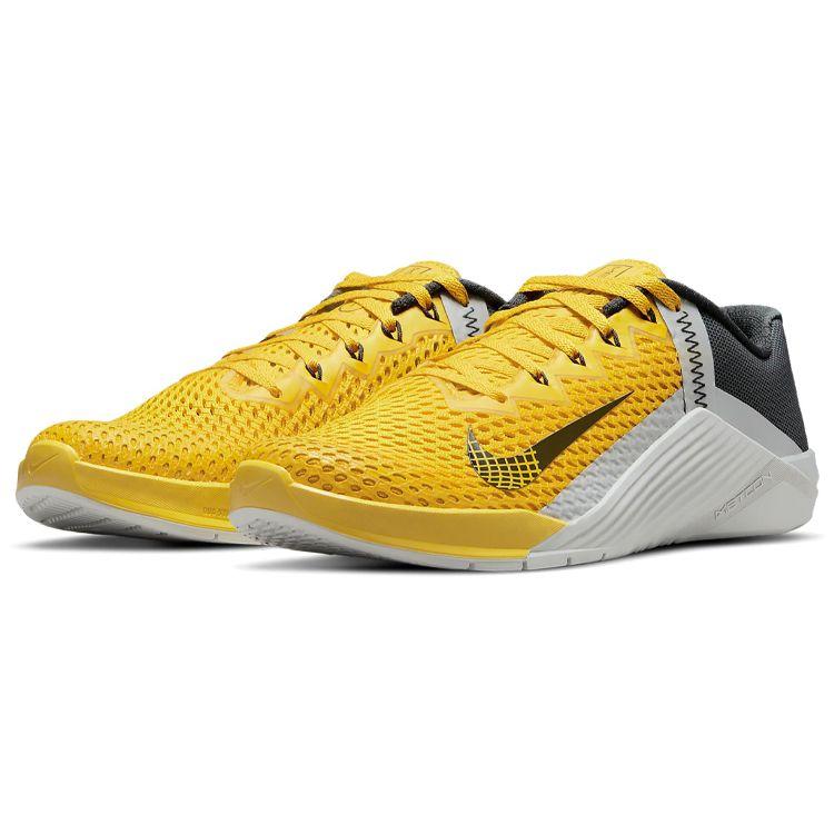 Nike Metcon 6 Bright Citron Unisex Sneakers Yellow Grey-Fog Dark-Smoke-Grey CK9388-707
