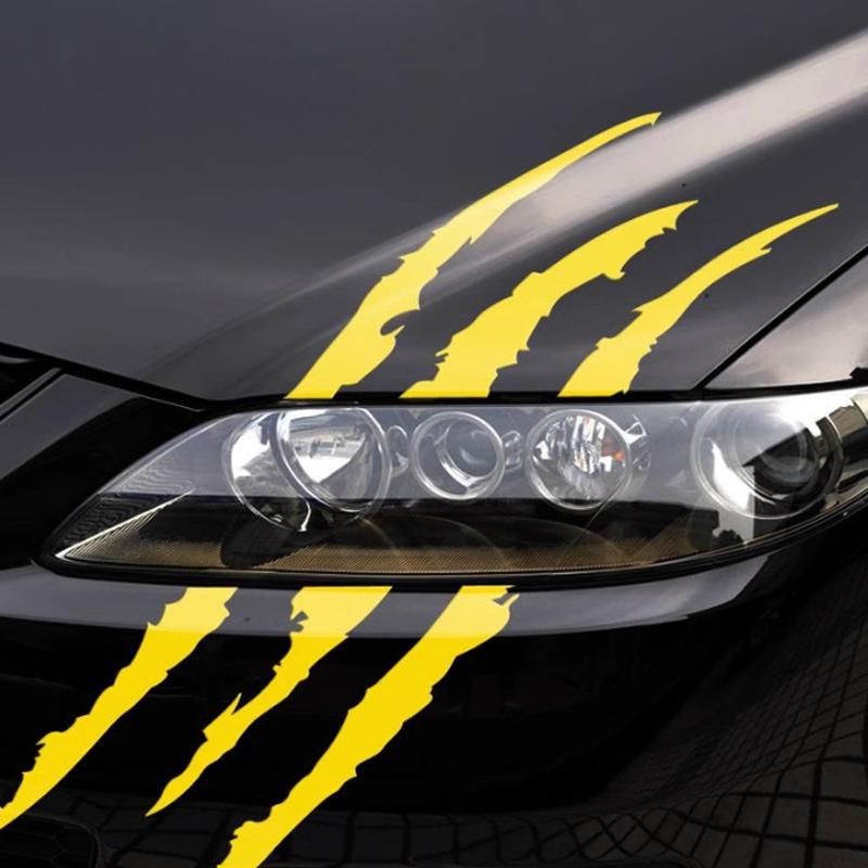 1pcs  Car Decorative Stickers Trace Stripe Marker Headlights Waterproof Decorative Car Stickers Car Tuning Accessories