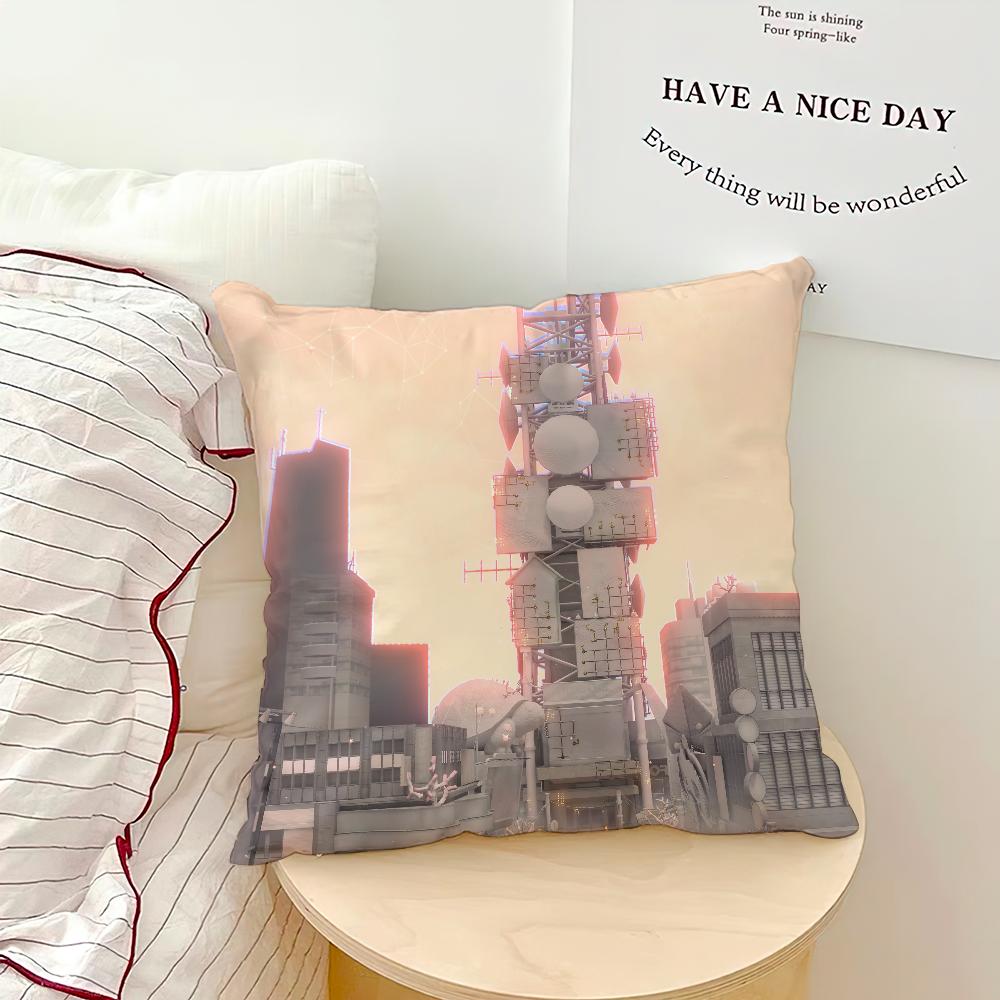 Classic Game S-Splatoon 3 S-Side-Order Pillow Case Sofa Living Room Bedroom Headboard Backrest Cushion Square Cushion Nap Time