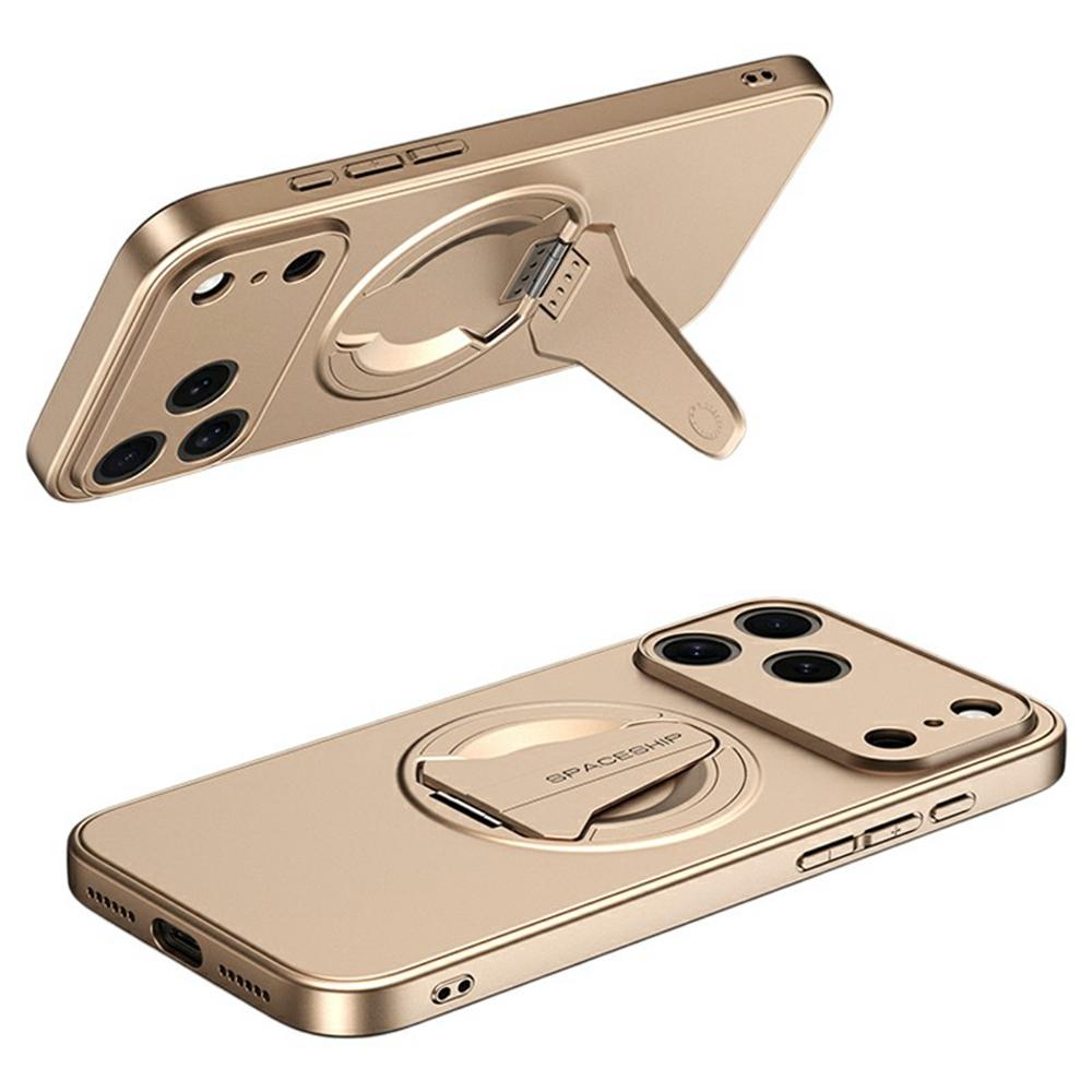 Für iPhone 17 Pro Max Hülle Kompatibel mit MagSafe Versteckter Ständer Hautgefühl Mattes PC TPU Handy-Rückseite