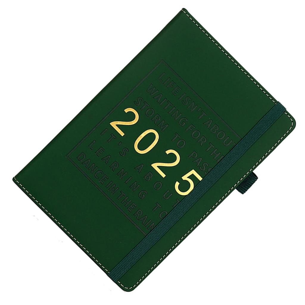 2025 Weekly Monthly Planner Leather Planner Notebook 2025 Journal Academic Diary for Teacher Student Daily Schedualing
