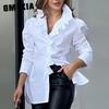 Women's Fashion Casual Long Sleeve POLO Neck Blouses & Shirts