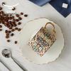 Yongfengyuan Zijin Huacai Ceramic Coffee Cup & Saucer Set