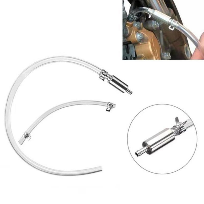 Brake Bleeder Hose One Way Check Valves Tube Bleeding Tool Kit for Car Motorcycle Oil Extraction Tube
