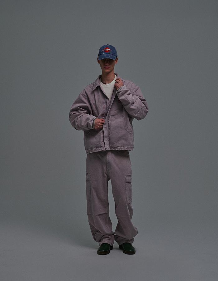 SUNDAY FRUIT MARKET Sun Washed Cargo Pants Lavender