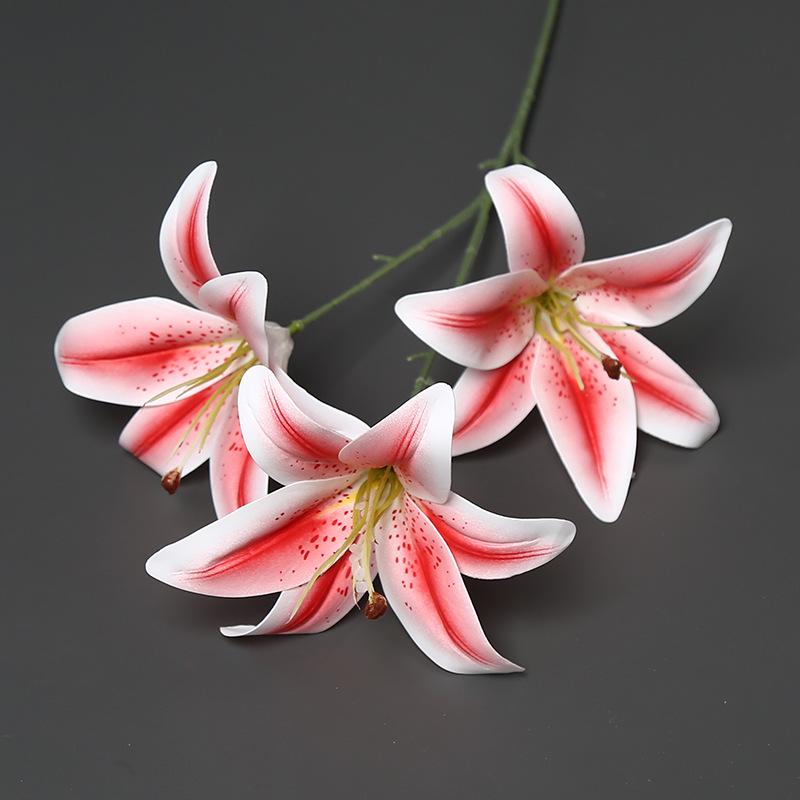 Hochzeitslilie Künstliche Blume 3D-Druck - Heimdekoration, Hotelornament, Schaufensterdekoration