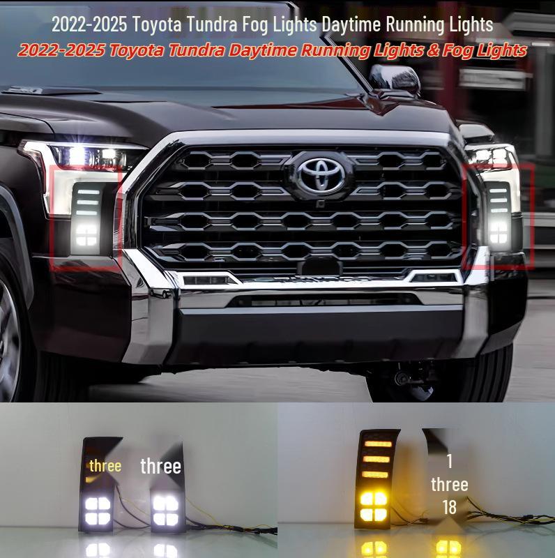 2022-2025 Toyota Tundra Fog & Daytime Running Light Eyebrow