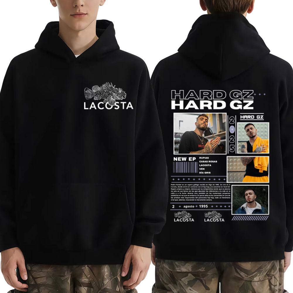 

Rapper HARD GZ Tour 2025 Hot Sale Merch Hoodie Men Women Fashion Hip Hop Pop Music Pullovers Winter Casual Sweatshirt Streetwear 3XL