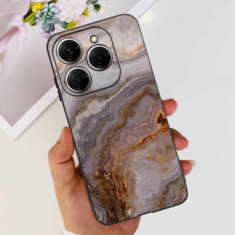 For Tecno Spark 20 Pro Casing KJ6 Luxury Candy Painted Cover Soft Silicone Case For Tecno Spark 20 Spark20 Pro Housing Funda