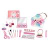 Cosmetics Toy Set Children Make Up Set Safe Washable Princess Beauty Pretend Play Toys Set Bag Nail Polish Real Makeup Kit