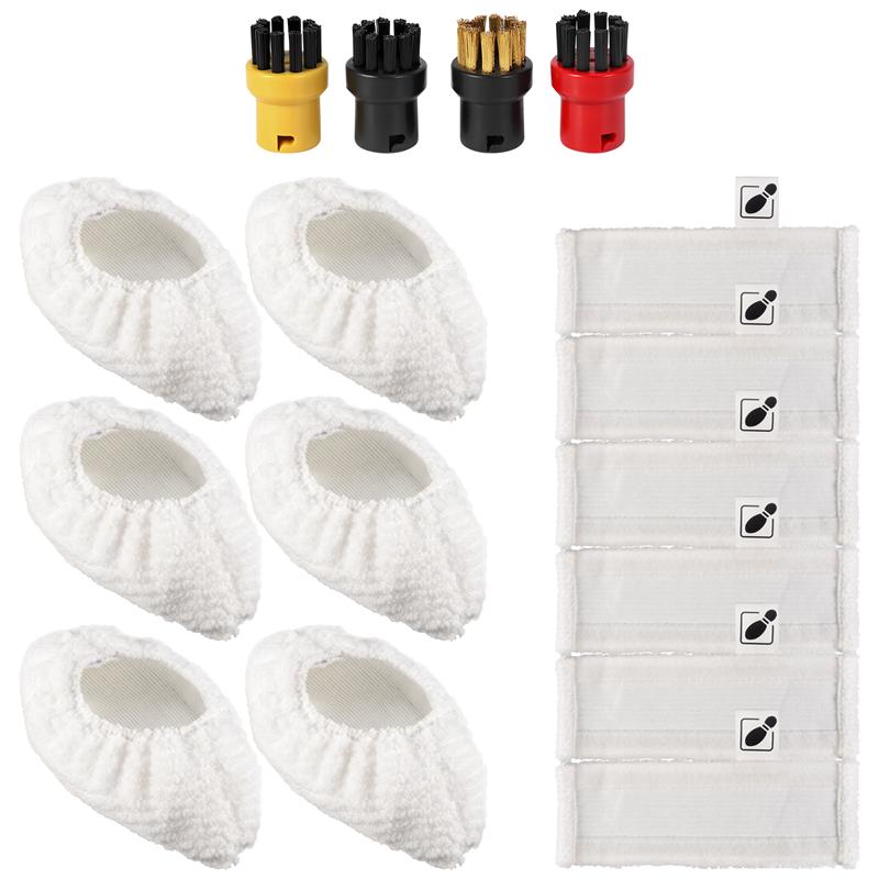 Набор салфеток для пола из микрофибры Набор чехлов из микрофибры Цвет Круглые щетки Для пароочистителя Karcher Easyfix SC2 SC 3 SC4 SC5