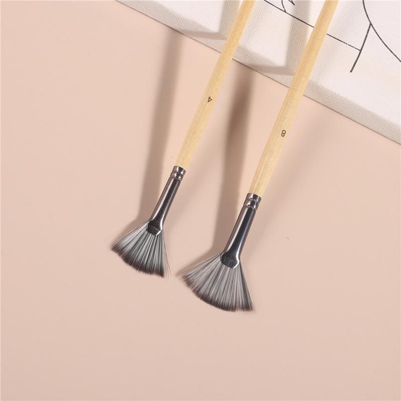 24x Acrylic Painting Brushes Scraper with Cloth Bag Artist Paintbrushes for Canvas Kid Adult Drawing Art Craft Supplies