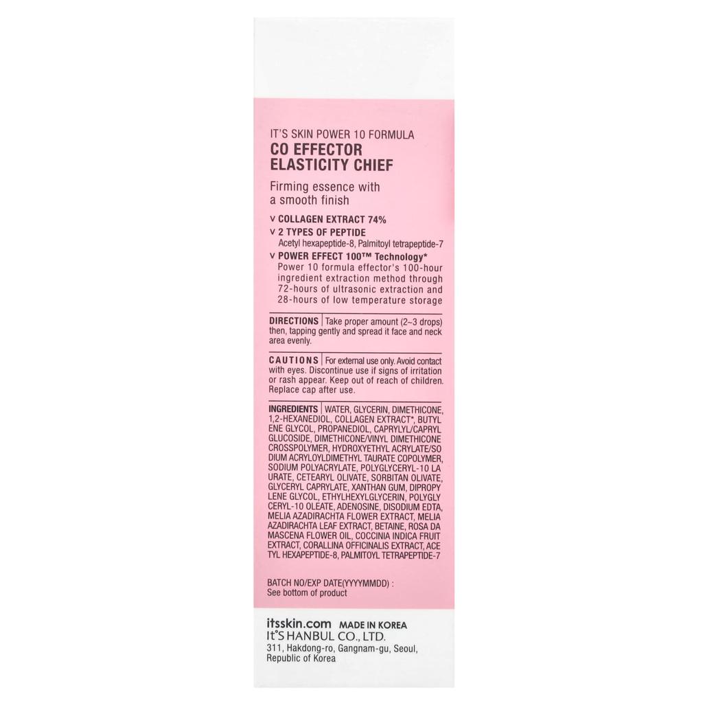 It's Skin Elasticity Chief 10, 30ml (1.01fl Oz)