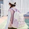 [monolane] Stylish Large Capacity Backpack for Girls, Perfect for Commuting and School, Cute Purple Backpack with Laptop Capacity