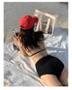 Women's Sexy Halter Tie Solid Color High Waist Bikini Swimsuit