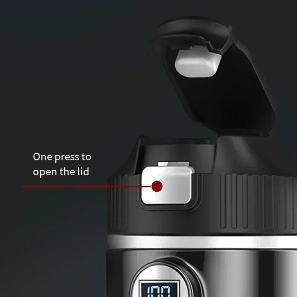 Electric Kettle Compatible with Both Cars and Trucks Spacious Capacity of 500ml Easy to Use Touch Control Interface