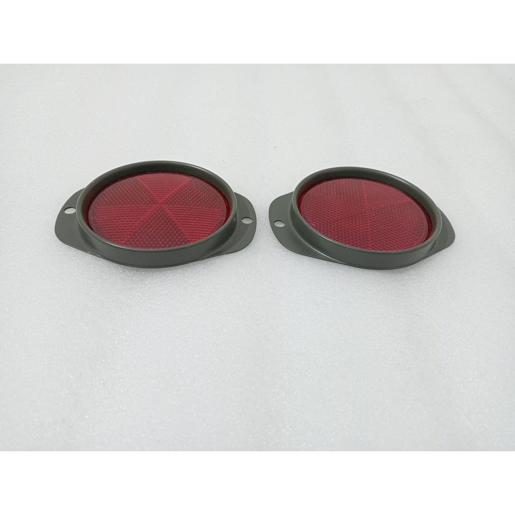 Red Reflector Assy Pair Late M-series For Jeeps Willys M38 M38A1 M151 M37 M715