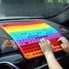 Jumbo Rainbow Silicone Push Bubble 30Cm Sensory Fidget Toys For Kids Birthday Educational Gifts And Anxiety