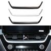 Car Console AC Air Vent Navigation Strip Sticker for Toyota Corolla Cross XG10 2019 - 2026 Decoration Cover Styling Accessories