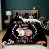 Top Howling Wolf In The Moonlit Night Bedding Set Polyester Just A Girl Who Loves Wolves Pattern Quilt Cover