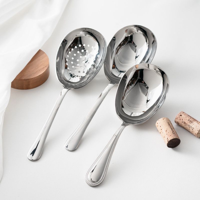 Steel Spoon, Frying Spoon, Long-Handled Spoon, Large Soup Spoon, Serving Spoon, Public Spoon, Kitchen Household Spoon, Kitchen Utensil Spatula