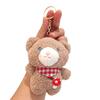 Cute Bear Plush Bag Pendant Cartoon Rabbit Doll Doll Hanging Ornament Event Gift Rag Doll