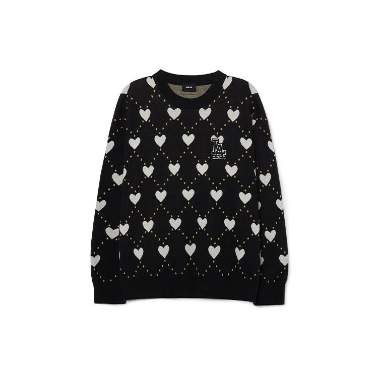 MLB Los Angeles Dodgers Sweaters Unisex Black Crew Neck Moderate Other 3AKPH0131-07BKS M