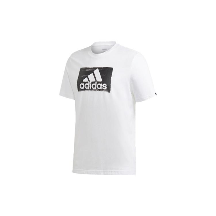 adidas BRUSHSTROKE Sports Running Gym Training Tops White Men s GD5894 S