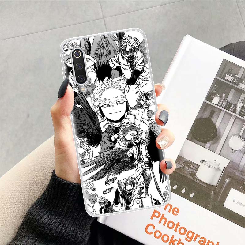 

BNHA Hawks Coat Anime Phone Case For Xiaomi Redmi Note 13 14 15 Pro Plus 12S 12 14S 11S 11E 10 10S 11 11T 5G 4G Cover Coque Redm Redmi Note 13 4G