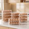 Large Capacity Fridge Egg Holder 10 Grids Egg Fresh-keeping Case Egg Organizer  for Kitchen