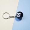 Black No.8 Billiard Keychain Mini Ball Pendant Key Ring Resin Keyring Bar Table Decoration Jewelry Game Souvenir Gift