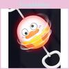 New Cute Whistle Ball Colorful Light Up Spinning Toy For Kids Eye Coordination Fun