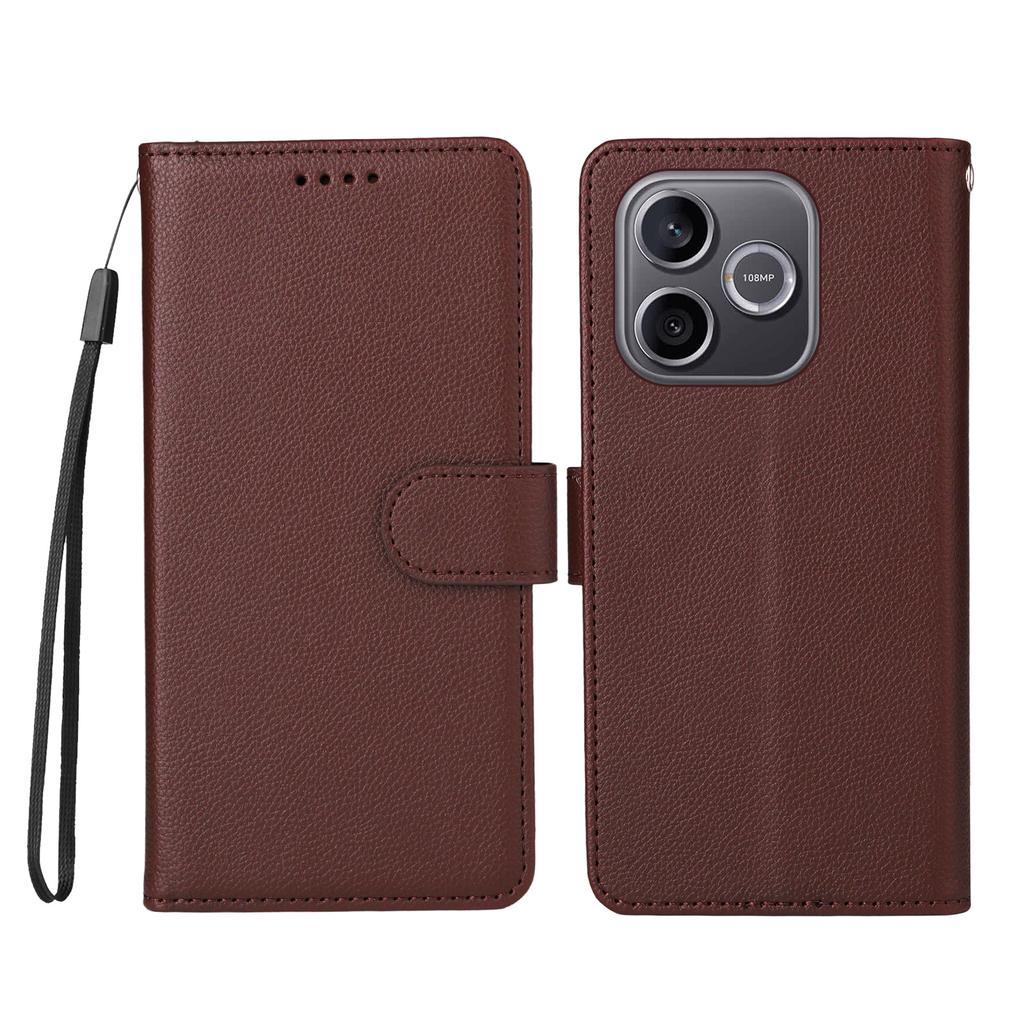 Case for 600 Lite 5G - Leather/PU, Brown, With Card Holder