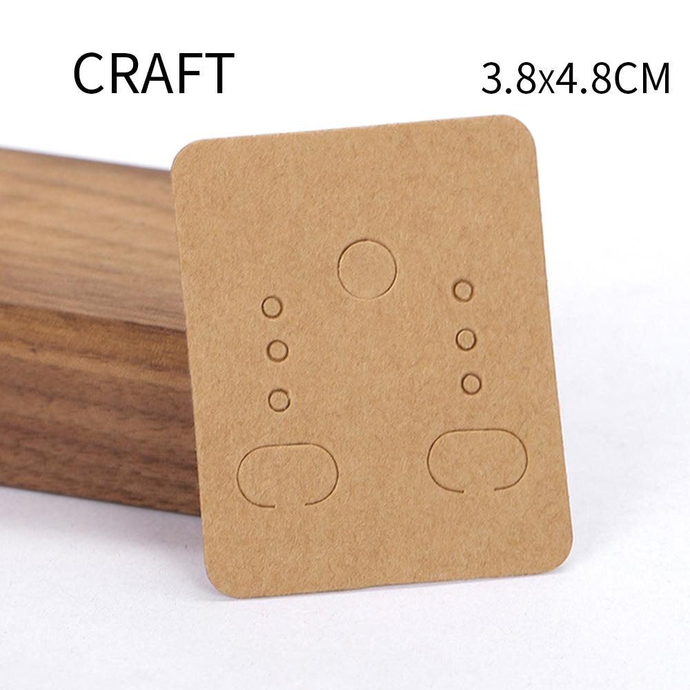 50 pièces Cartes d'Affichage pour Boucles d'Oreilles et Colliers pour Boîte à Bijoux Carte d'Accrochage en Carton Carde pour Clous d'Oreilles Carte en Papier Bijoux DIY
