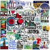 50 New York Graffiti Stickers Personalized Decorative Guitar Notebook Suitcase DIY Waterproof Stickers