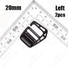 2pcs Plastic Webbing Strap Buckle 20/25/38mm Outdoor Camping Tool Release Hook  Sport Bag Parts