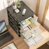 Multi-functional 2-5 Layers Stackable Desktop Drawer Storage Box Cosmetic Organizer for Dorm Office Home Use