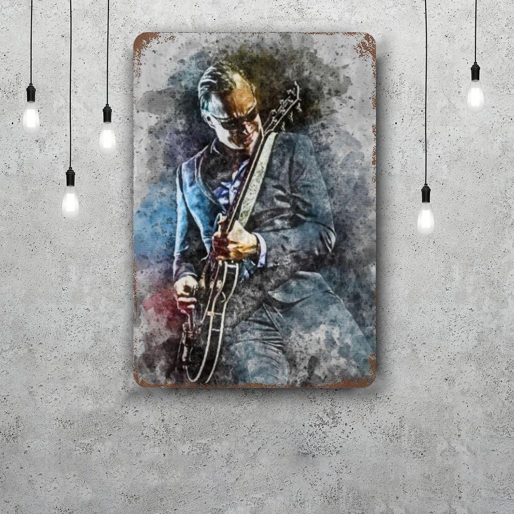 Joe Bonamassa Decorazioni Segnali Metallici Vintage Segnali di Latta Poster del Capitano Decorazione per Bar Pub Club Man Cave Decorazione Murale