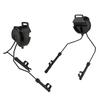 Pair Tactical Military Headset Helmet Adapter Left & Right Side ARC Rail Adapter