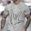 T-Shirt for Men Summer Graphic Tops Autism Accept Tshirts Short Sleeve O-neck Streetwear Autism Awareness Tees Male Clothing
