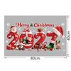 Static Window Clings Cartoon Pattern Holiday Decorations Christmas Stickers  Holiday Season