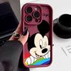 Kreslený obal na telefon Mickey a Minnie Mouse pro iPhone 17E 11 12 13 14 15 16 17 Pro Max Fundas 17 Air Plus 16e 13 Mini Silikonový kryt
