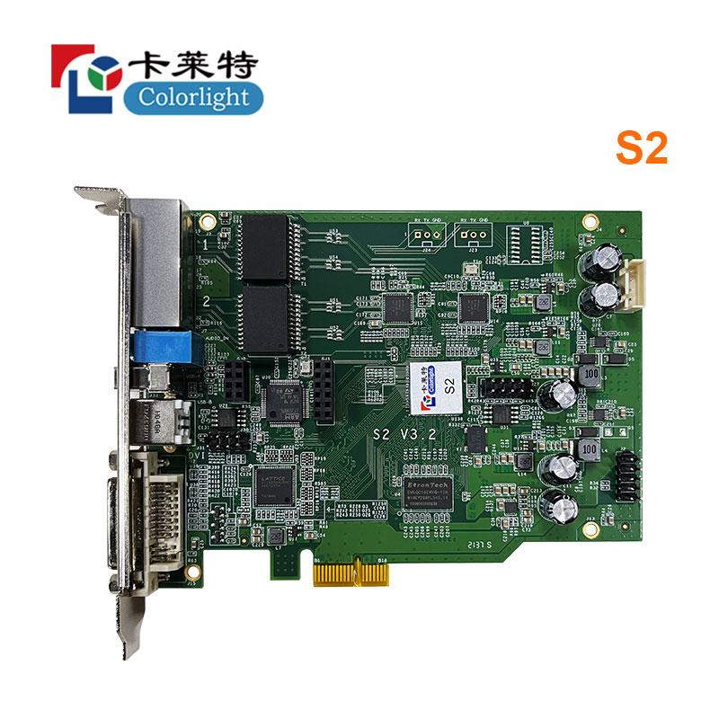 Colorlight LED Sending Card S2 work with Colorlight LED Receiving Card 5A-75B 5A-75E I5A for Outdoor Indoor LED Display Screen 6
