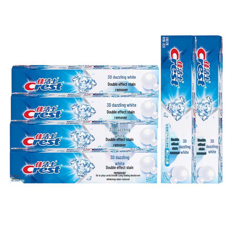

Crest 3D White Dual Effect Whitening Toothpaste 6-Pack